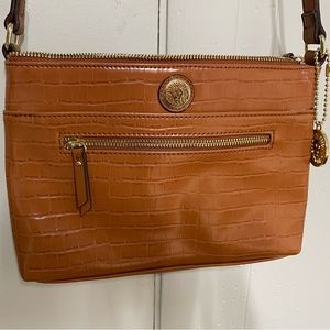 Tan Anne Klein crossbody purse